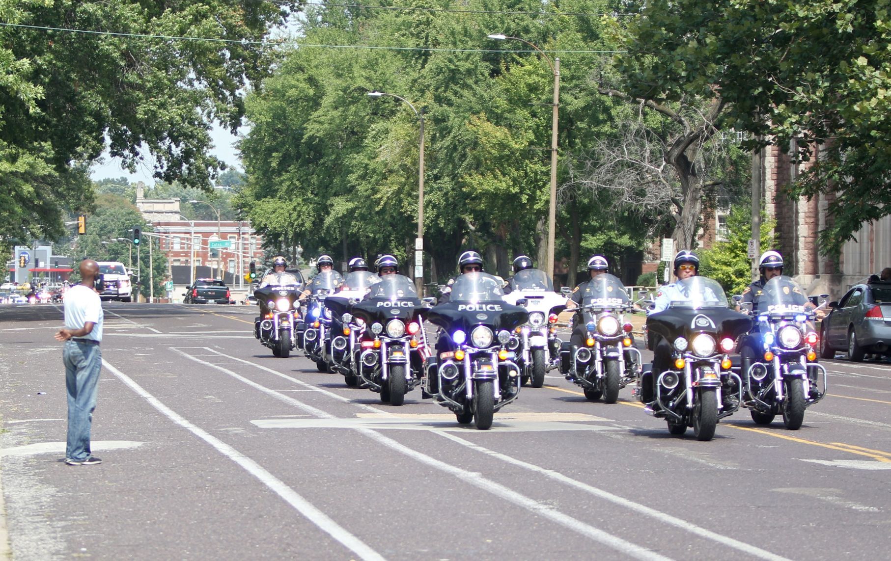 Procession for Officer Tamarris Bohannon